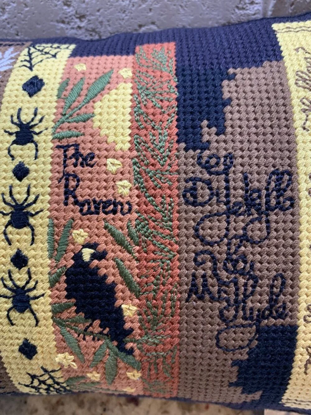 Pillow Halloween Horror Novels Hooked Pillow NWT